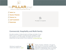 Tablet Screenshot of pillarrecruiting.com